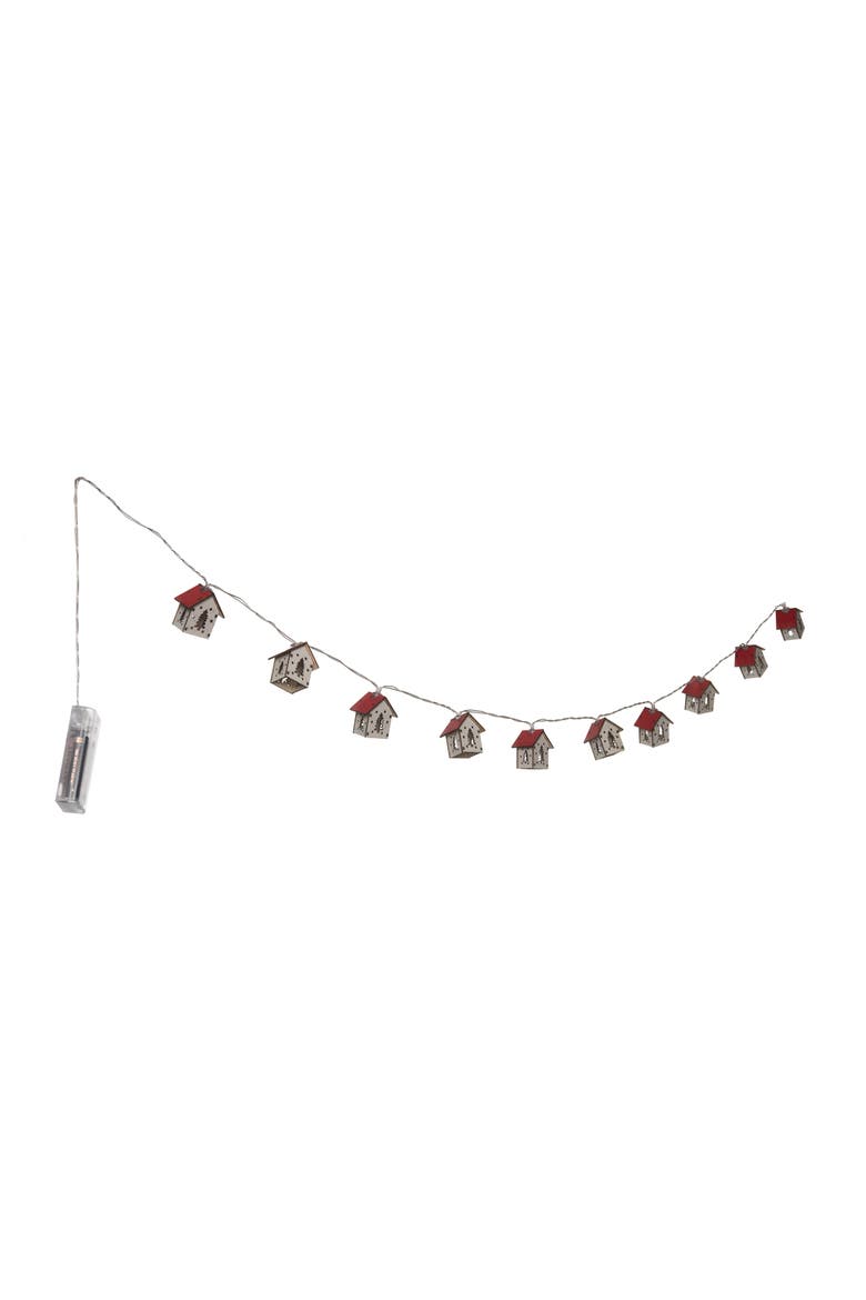 Multicolor Christmas Cottage House Boxed String Lights Decor, Alternate, color, Multicolored
