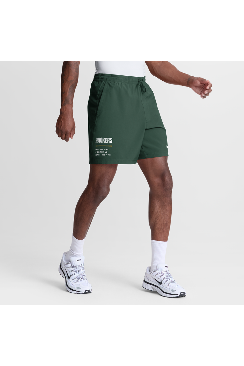 Men's Nike Green Green Bay Packers Form Dri-FIT Shorts, Main, color, Green