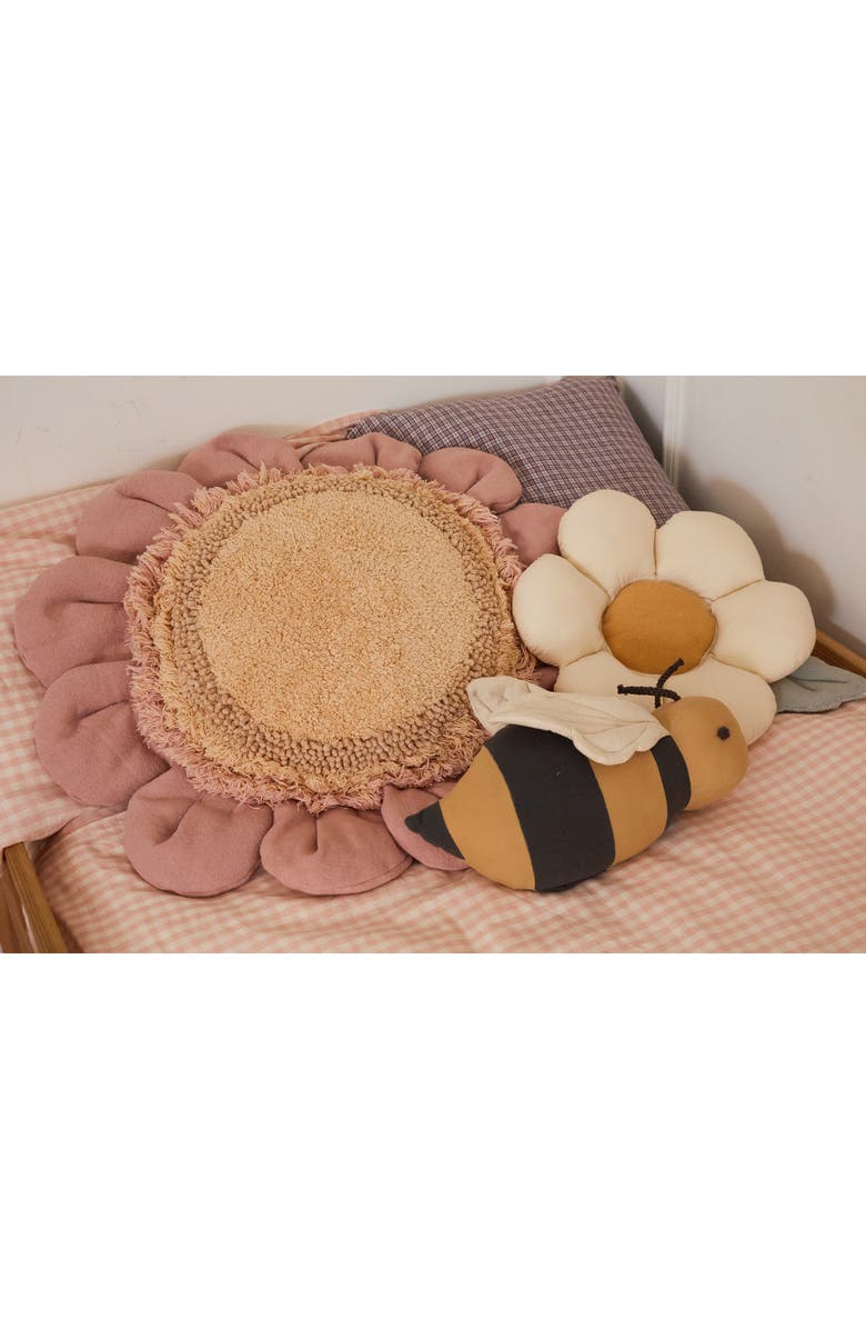 Lorena Canals Little Daisy Cushion, Alternate, color, Honey