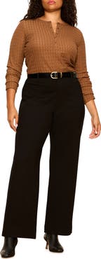 Sanctuary Not So Basic Textured Henley Top