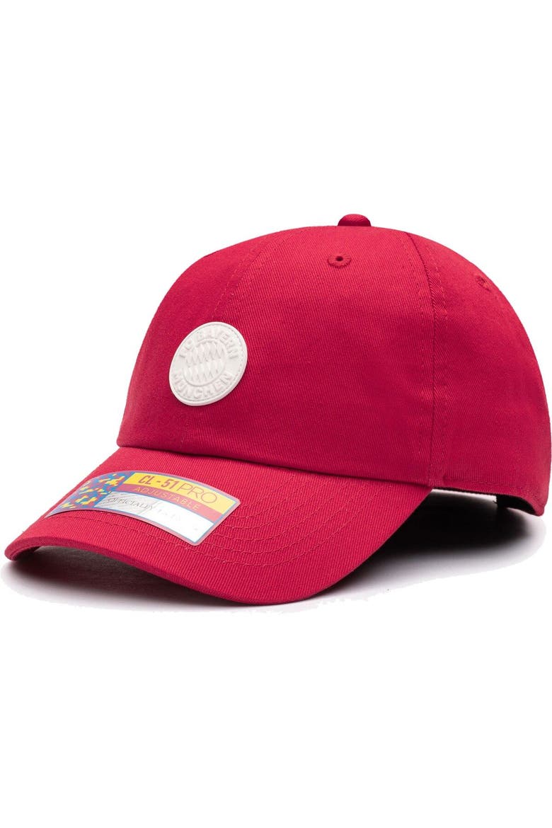 Men's Red Bayern Munich Casuals Adjustable Hat, Main, color, Red