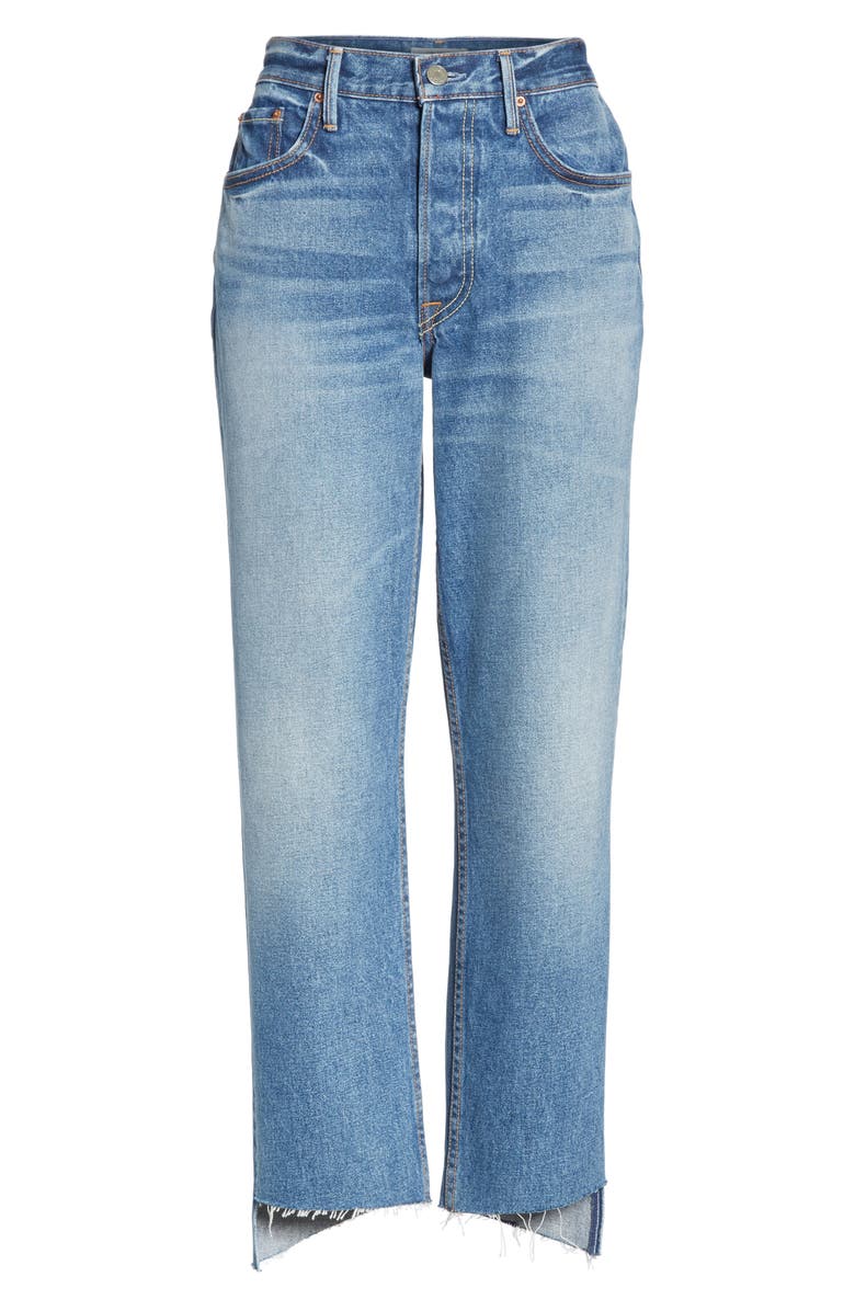 GRLFRND Helena Step Hem Straight Jeans, Alternate, color, 