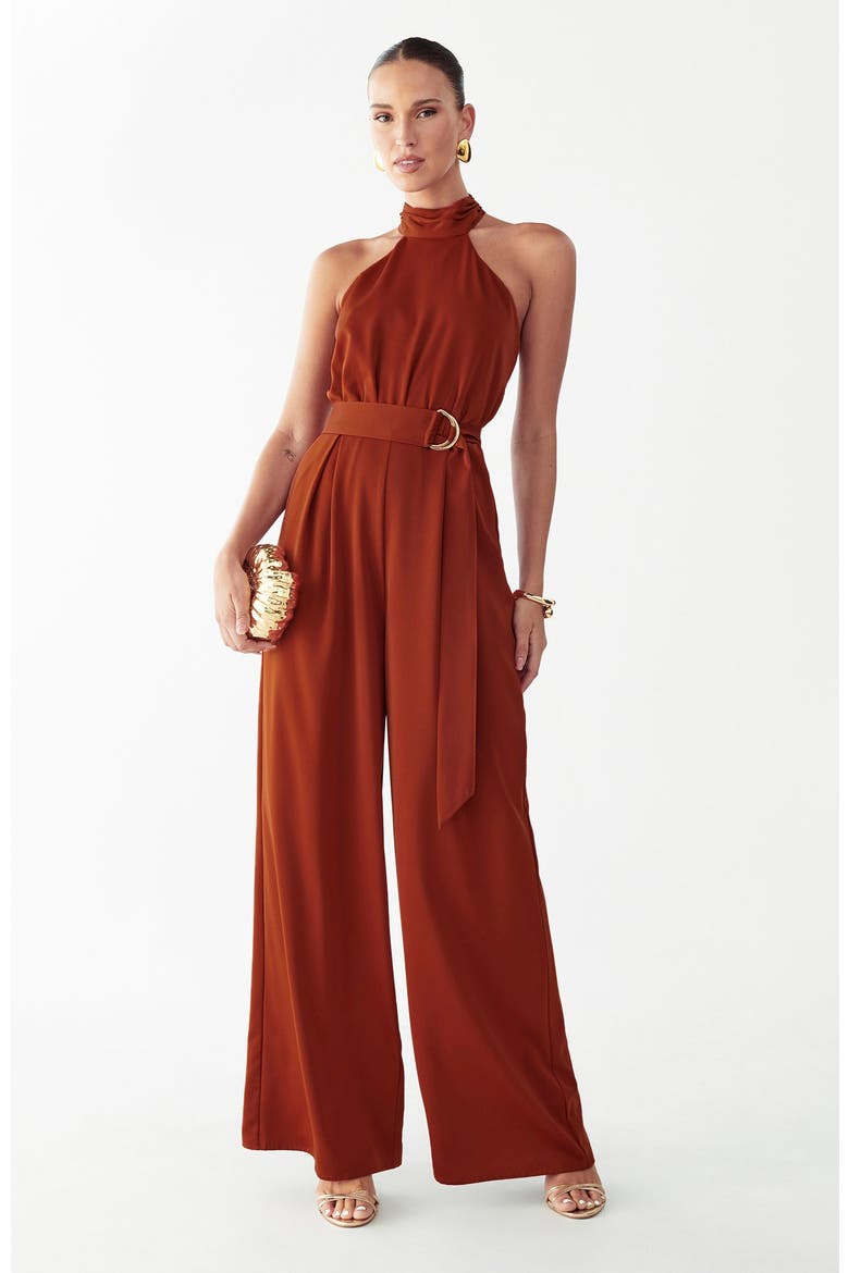 Crest Jumpsuit, Alternate, color, Copper