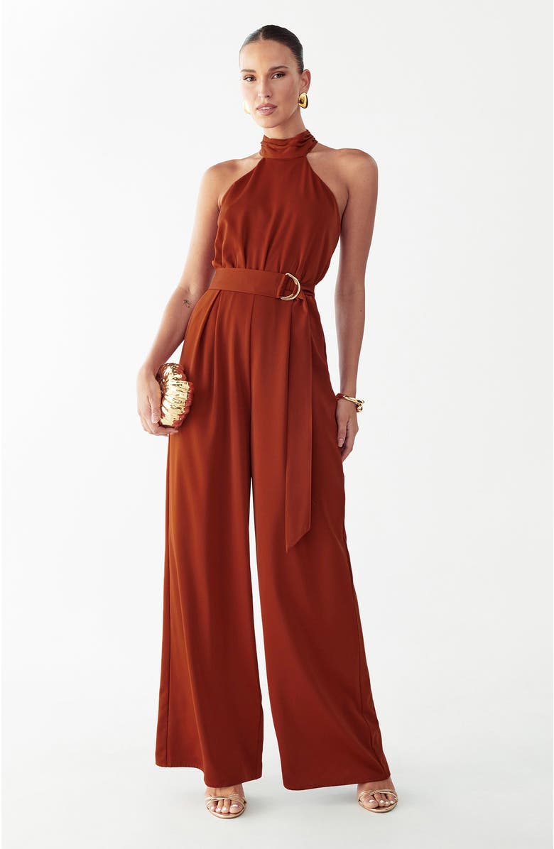 BWLDR Crest Jumpsuit, Alternate, color, Copper