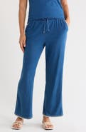 CYRUS Blanket Stitch Knit Denim Pants