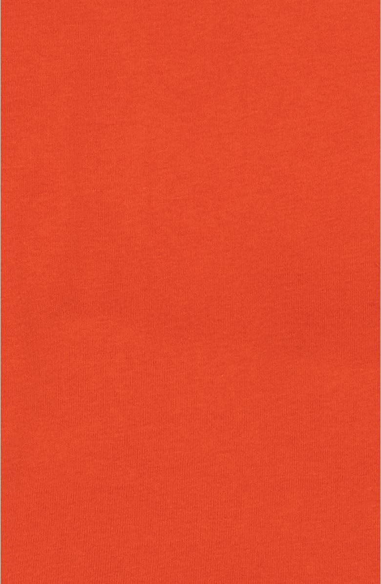 Leveret Kids Short Sleeve Cotton Solid Matching Family Pajamas, Alternate, color, Orange