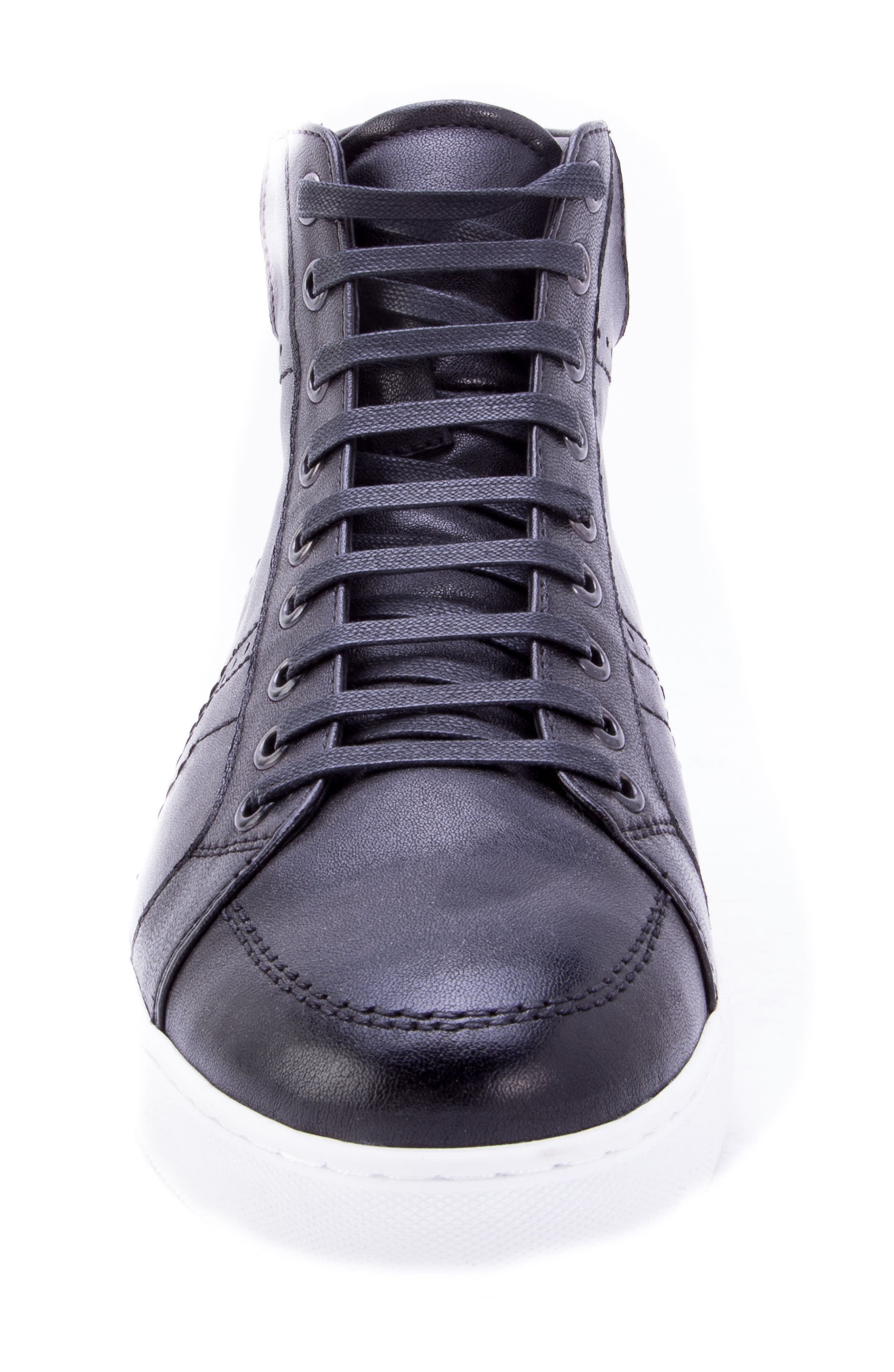 Zanzara Uglow Perforated High Top Leather Sneaker, Alternate, color, 