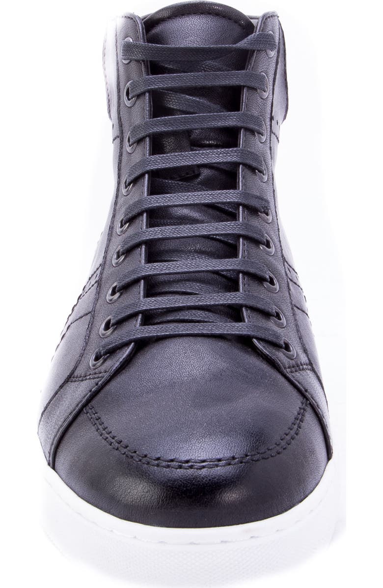 Zanzara Uglow Perforated High Top Leather Sneaker, Alternate, color,