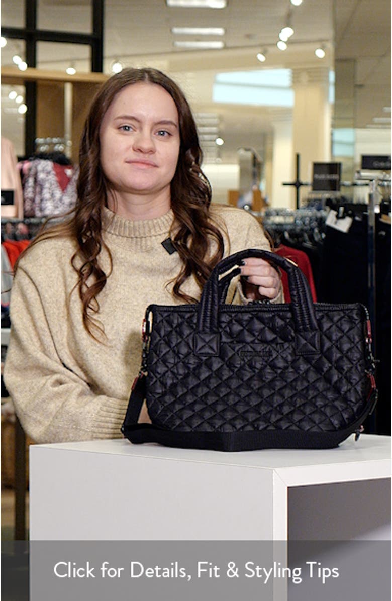 Small Sutton Deluxe Quilted Crossbody Bag, sales video thumbnail