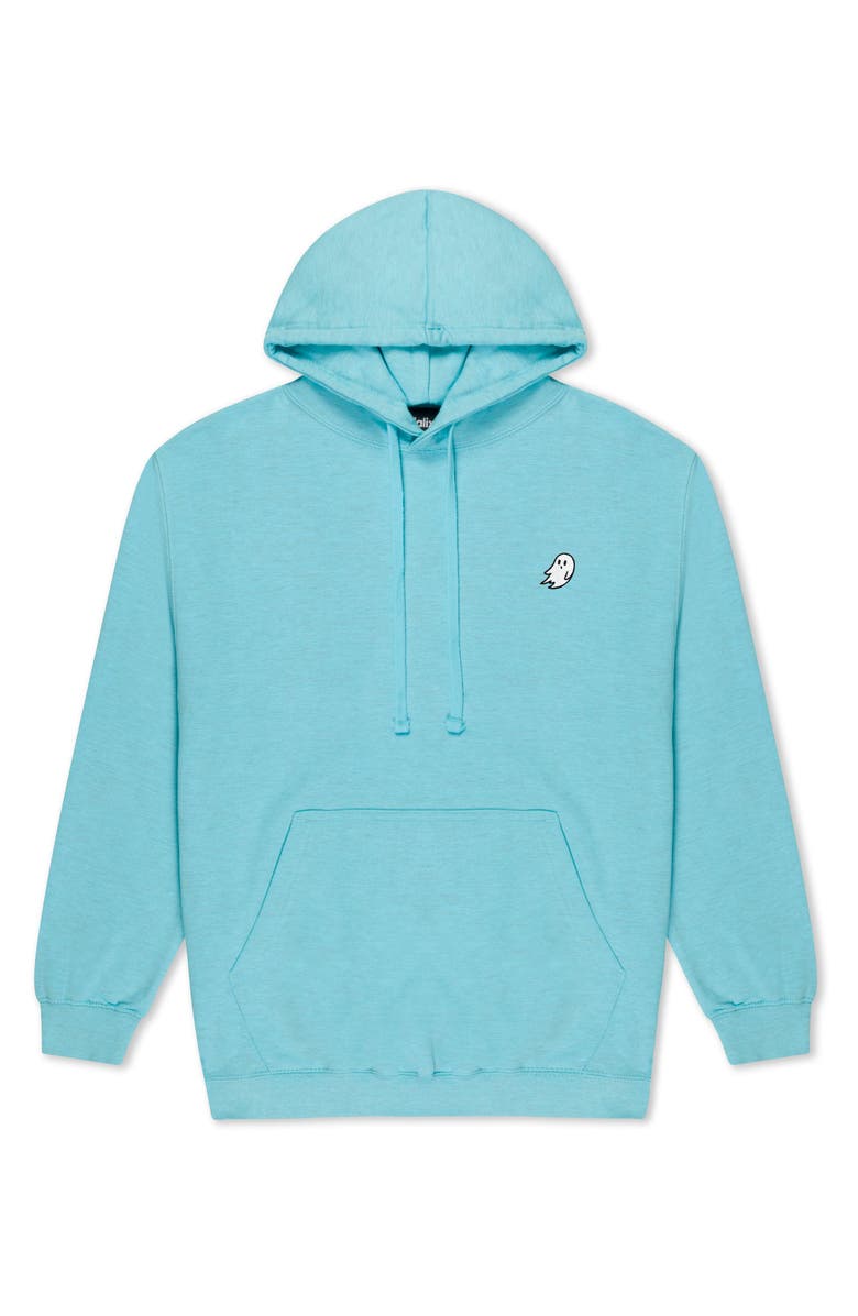 Dalix Mens Ghost Midweight Hooded Sweatshirt, Main, color, Ocean