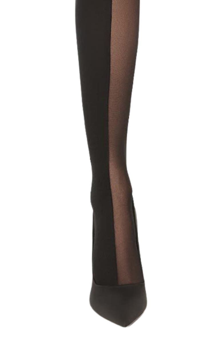 LECHERY<sup>®</sup> Half Sheer Half Opaque Tights, Alternate, color, 