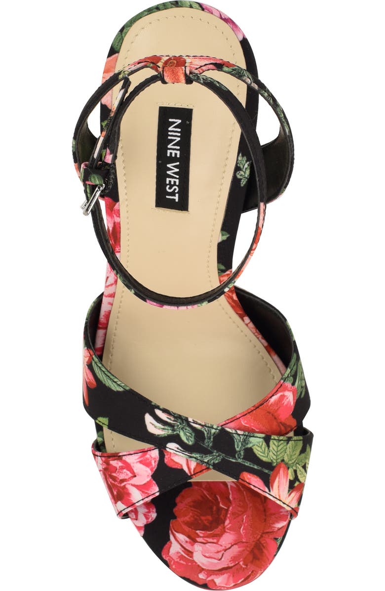 Nine West Wilda Ankle Strap Platform Sandal, Alternate, color,