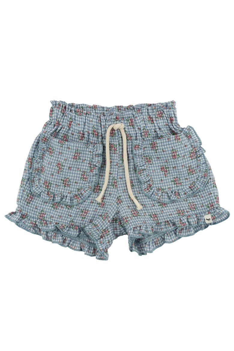 Dahlia Libby Ruffle Short, Main, color, Denim