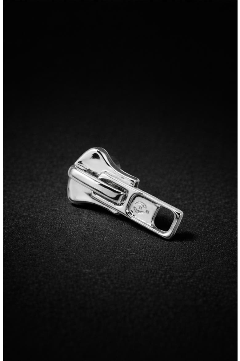 Zip Me Up Single Stud in Silver, Alternate, color, Silver