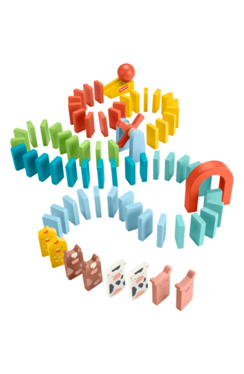 Wooden Domino Run Playset