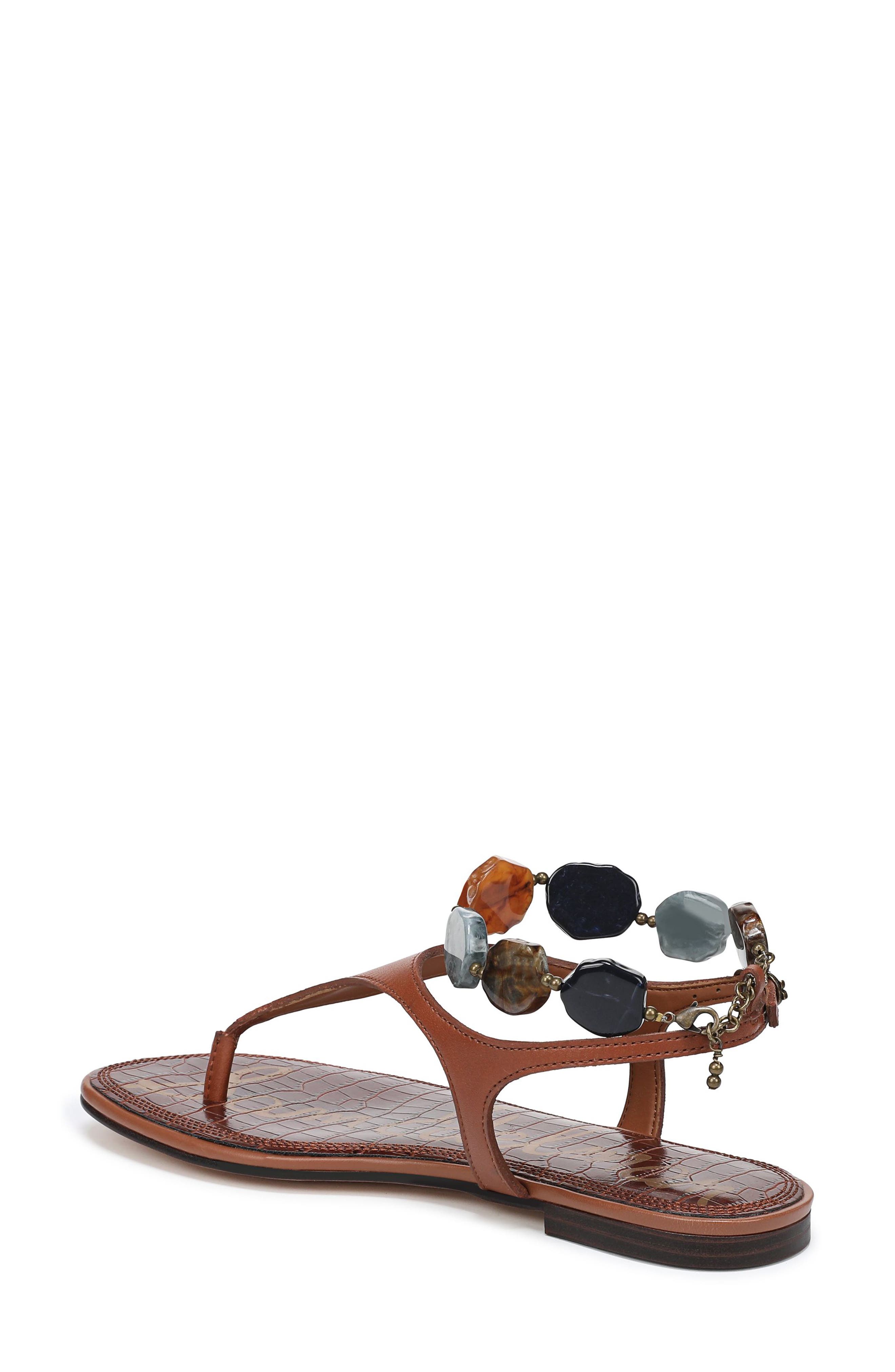 Canna Ankle Strap Sandal, Alternate, color, RICH COGNAC