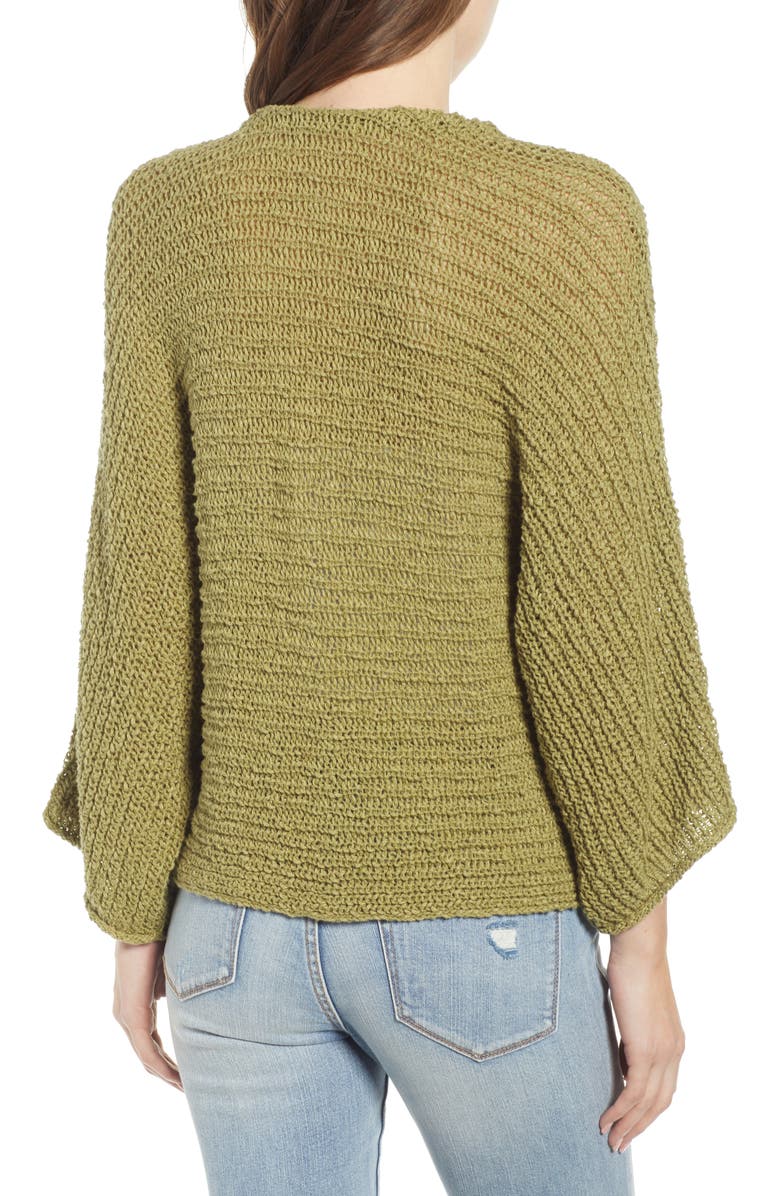 BP. Dolman Sleeve Button Front Cardigan, Alternate, color, 