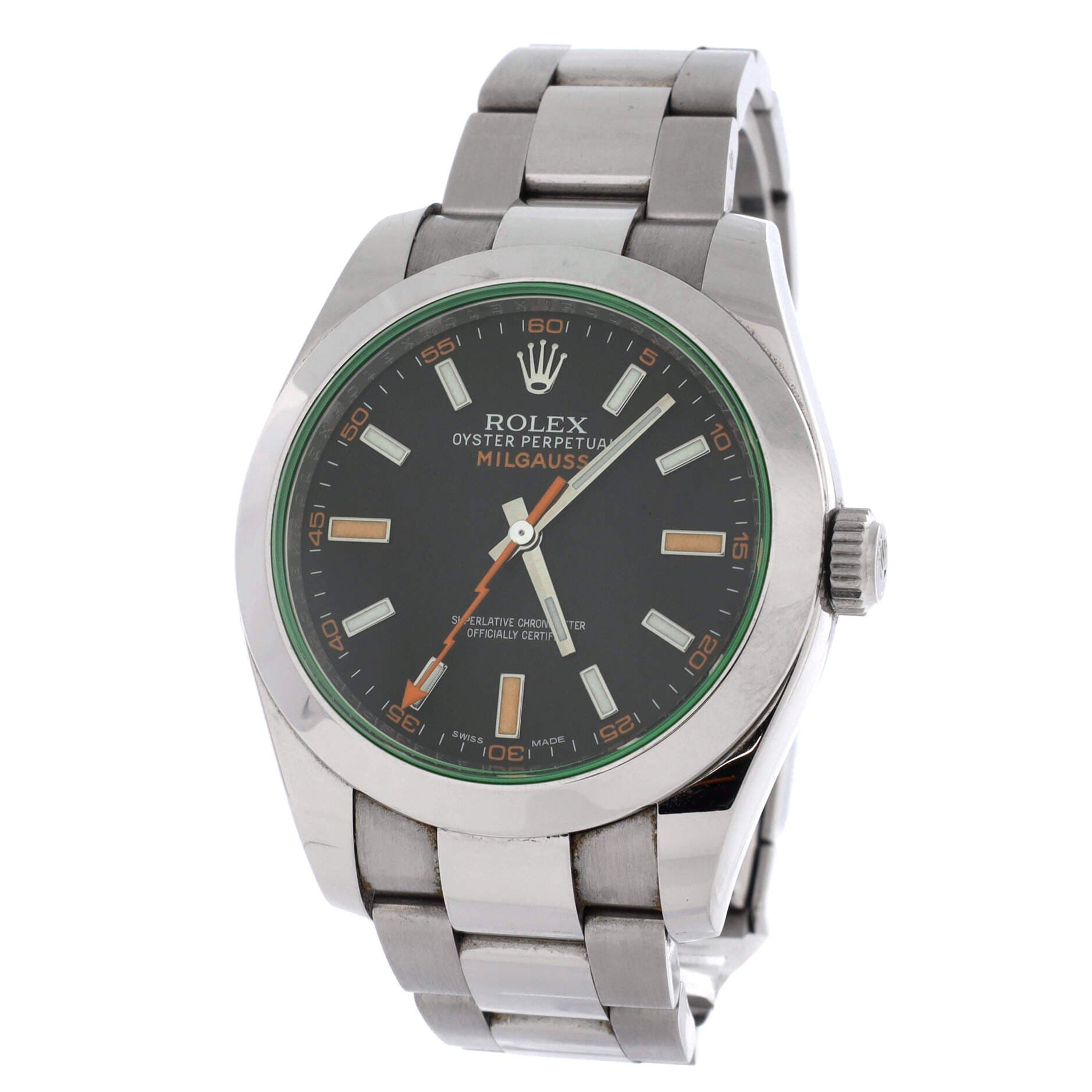Oyster Perpetual Milgauss Automatic Watch Stainless Steel 40, Alternate, color, Metallic Silver
