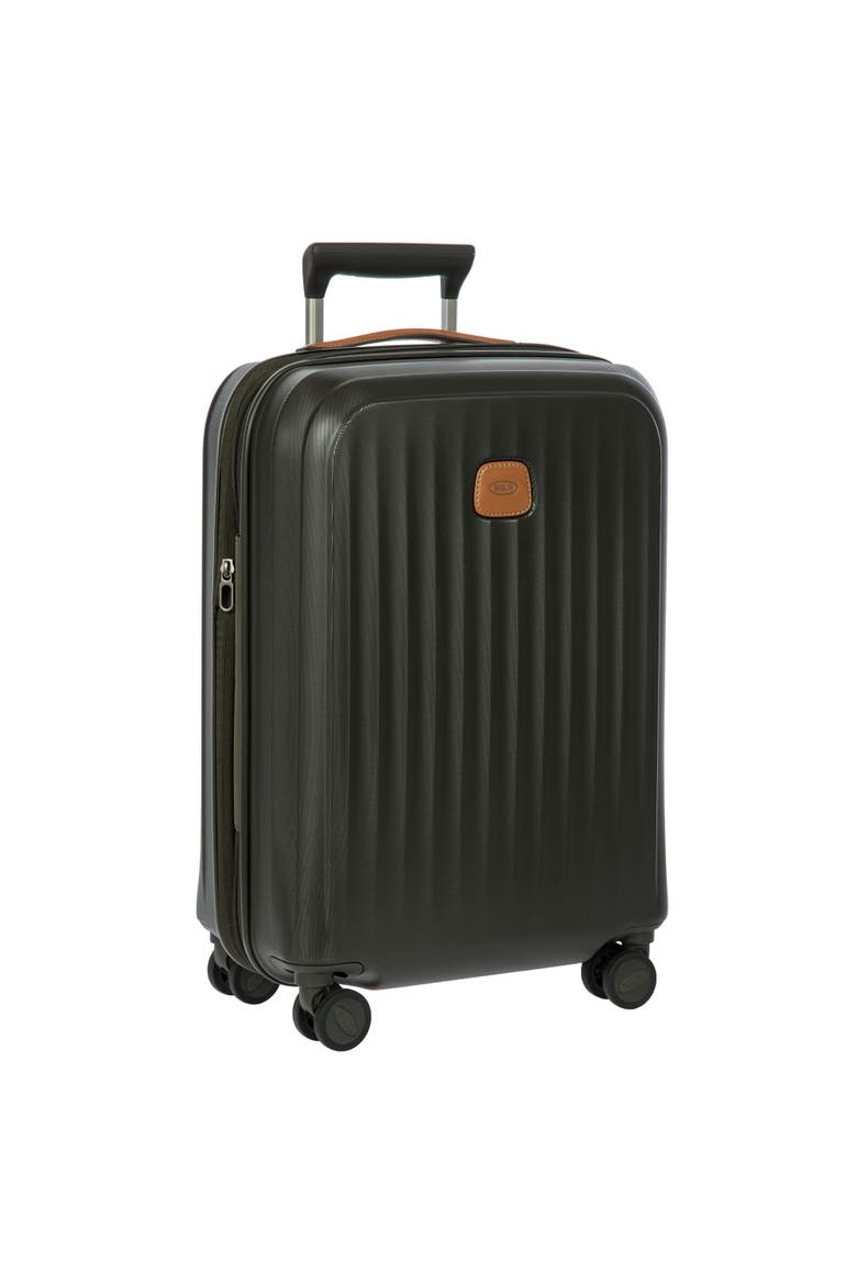Taormina Hardside Expandable 21" Carry On Spinner Luggage, Alternate, color, Olive