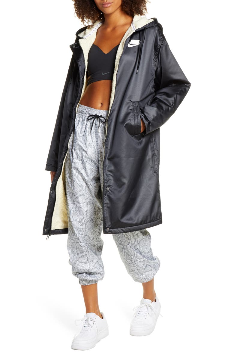Nike Sportswear Fleece Lined Parka, Main, color,