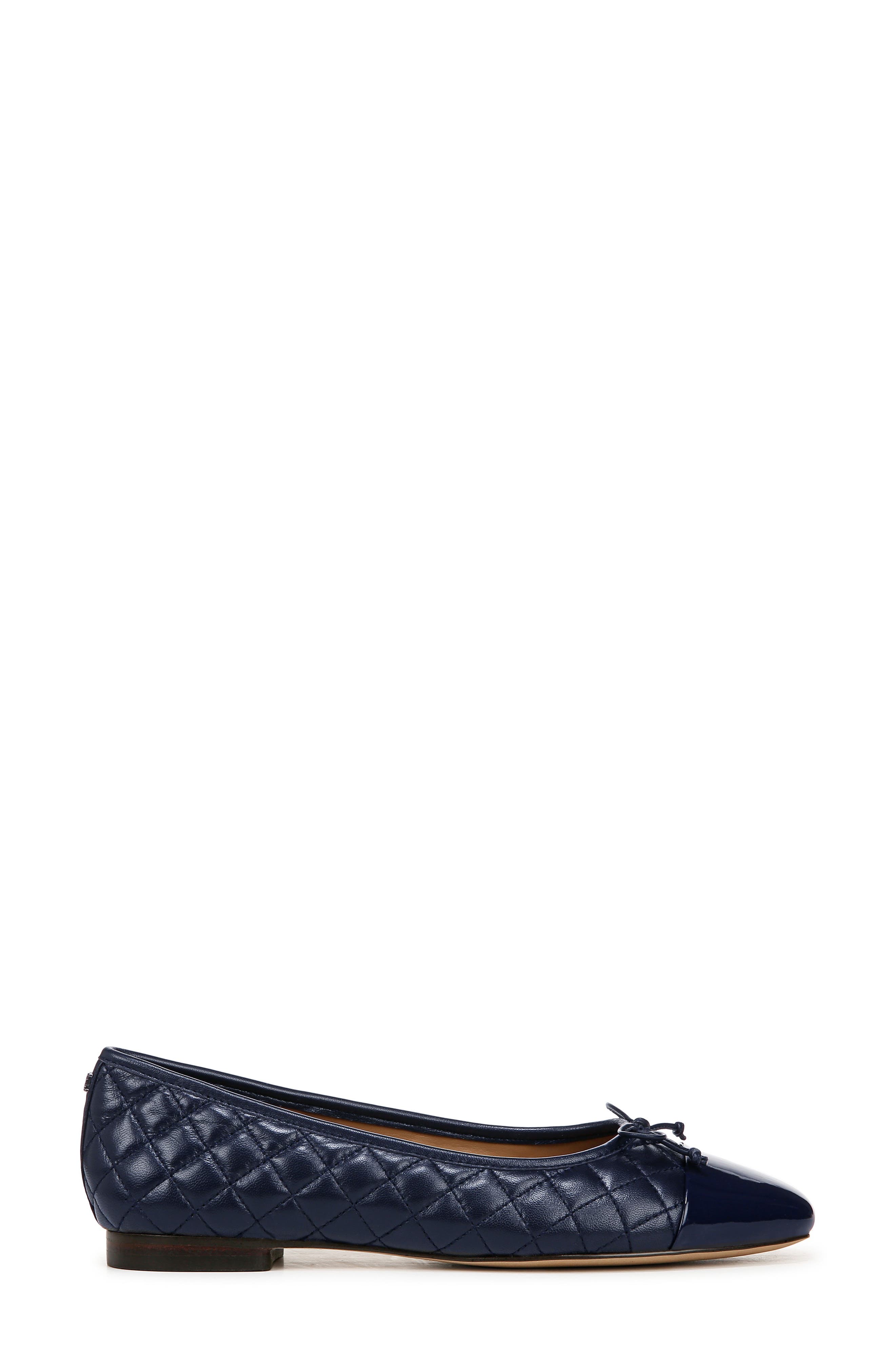 Marilyn Cap Toe Ballet Flat, Alternate, color, MIDNIGHT BLUE