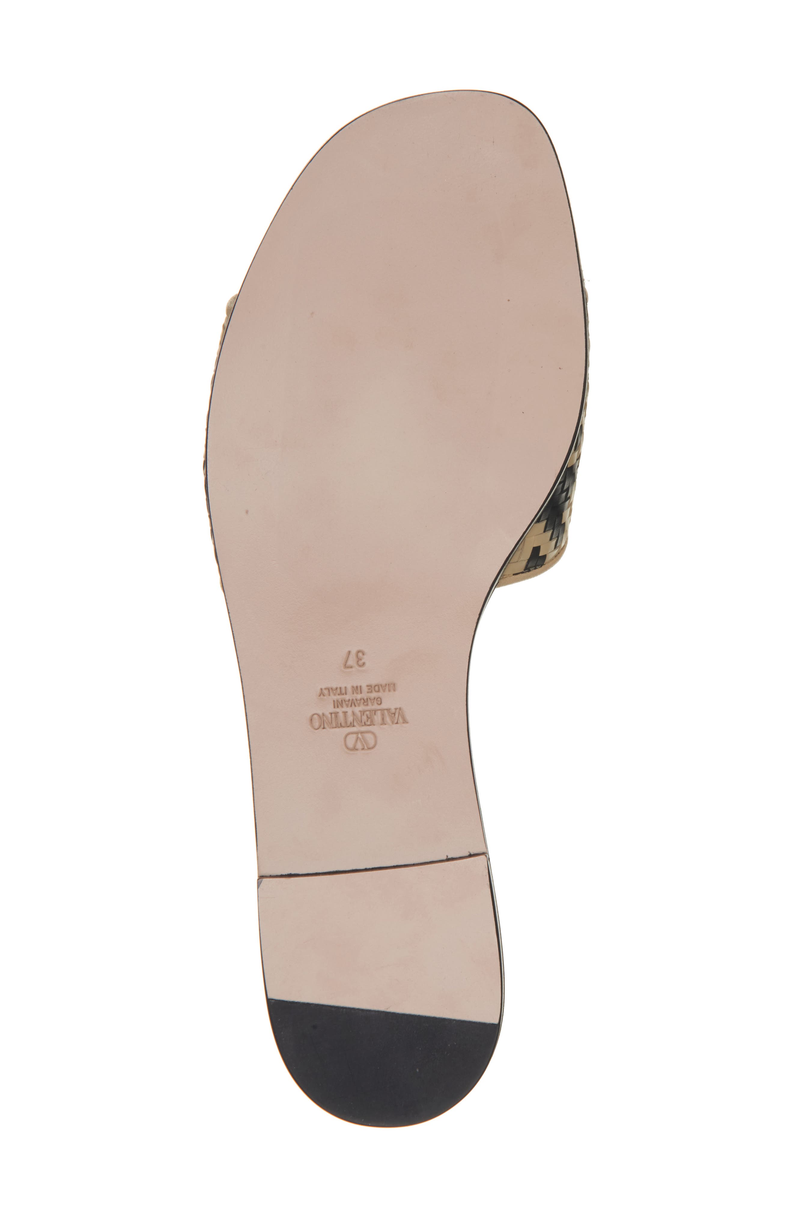 Valentino Garavani VLOGO Signature Slide Sandal, Alternate, color, Black Multi