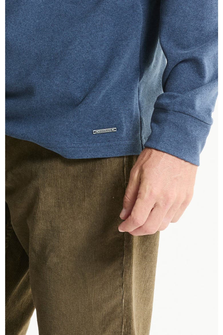 Ultra Soft Heather Knit Crewneck Sweatshirt, Alternate, color, NAVY