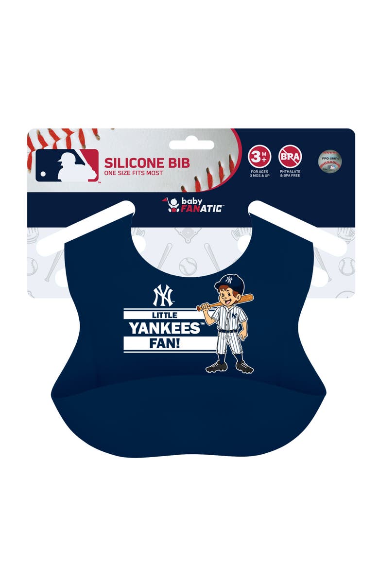 New York Yankees - MLB Silicone Bib, Alternate, color, Navy