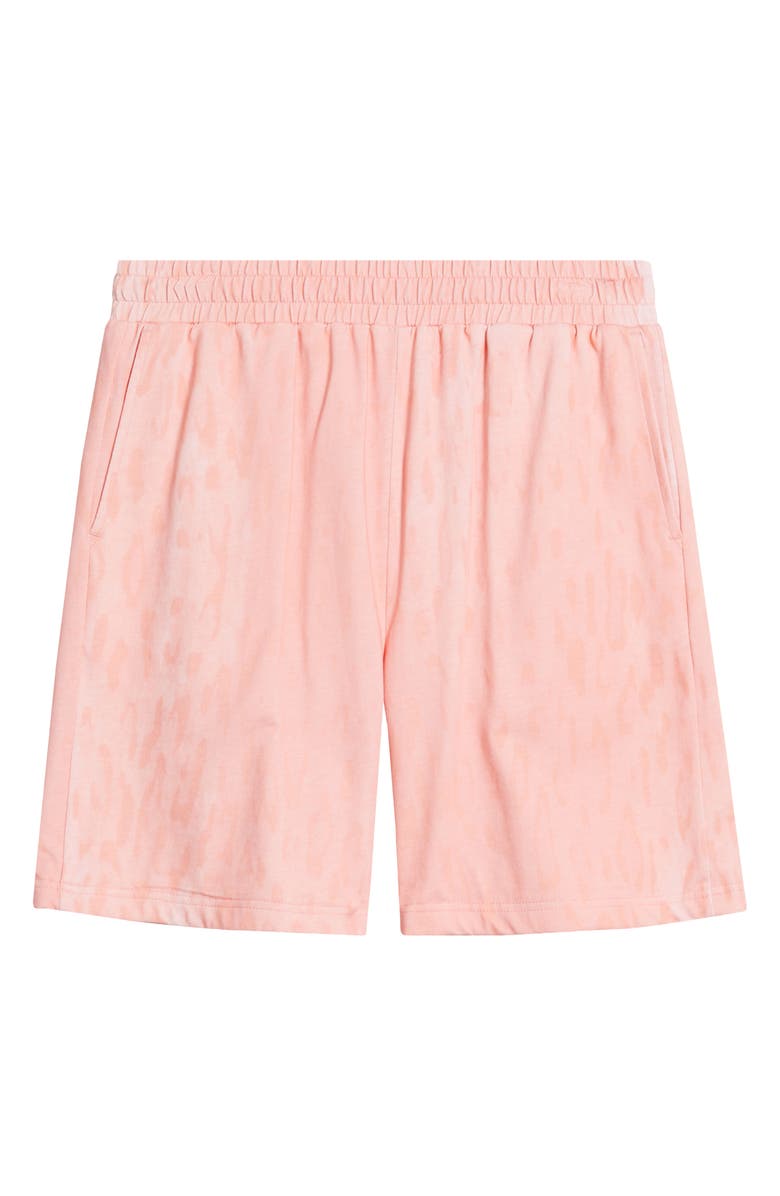 SANTO STUDIO Preda Cotton Pull-On Shorts, Alternate, color, Salmon
