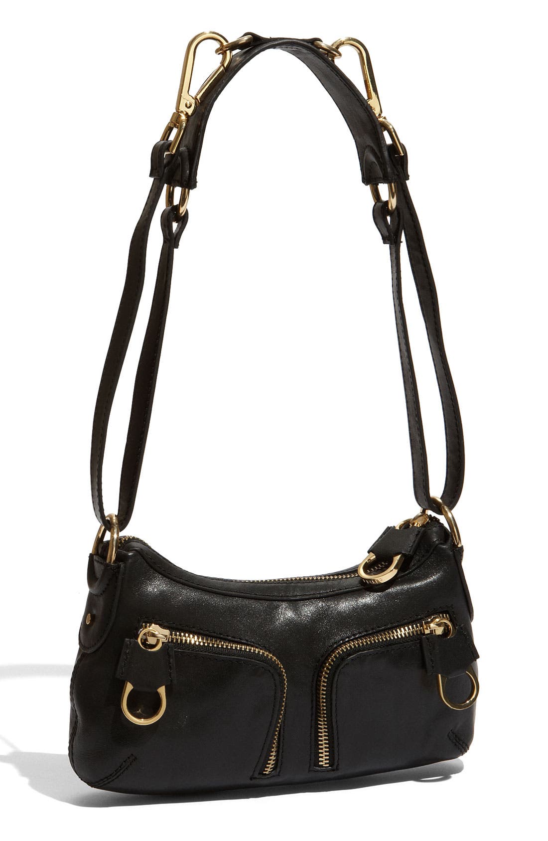 Ted Baker London 'Zips' Leather Crossbody Bag, Main, color, 