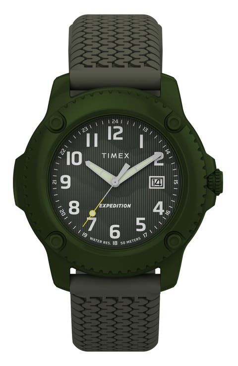 Expedition Timberline Silicone Strap Watch, 42mm