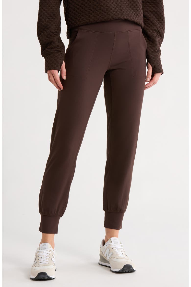 Steady 7/8 Pocket Joggers, Main, color, BROWN MOLE'