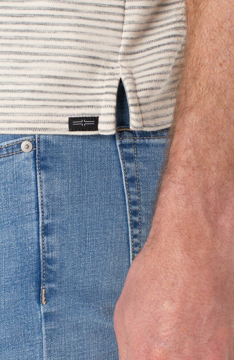 Liverpool Stripe Polo, Alternate, color, Cream/ Grey Stripe