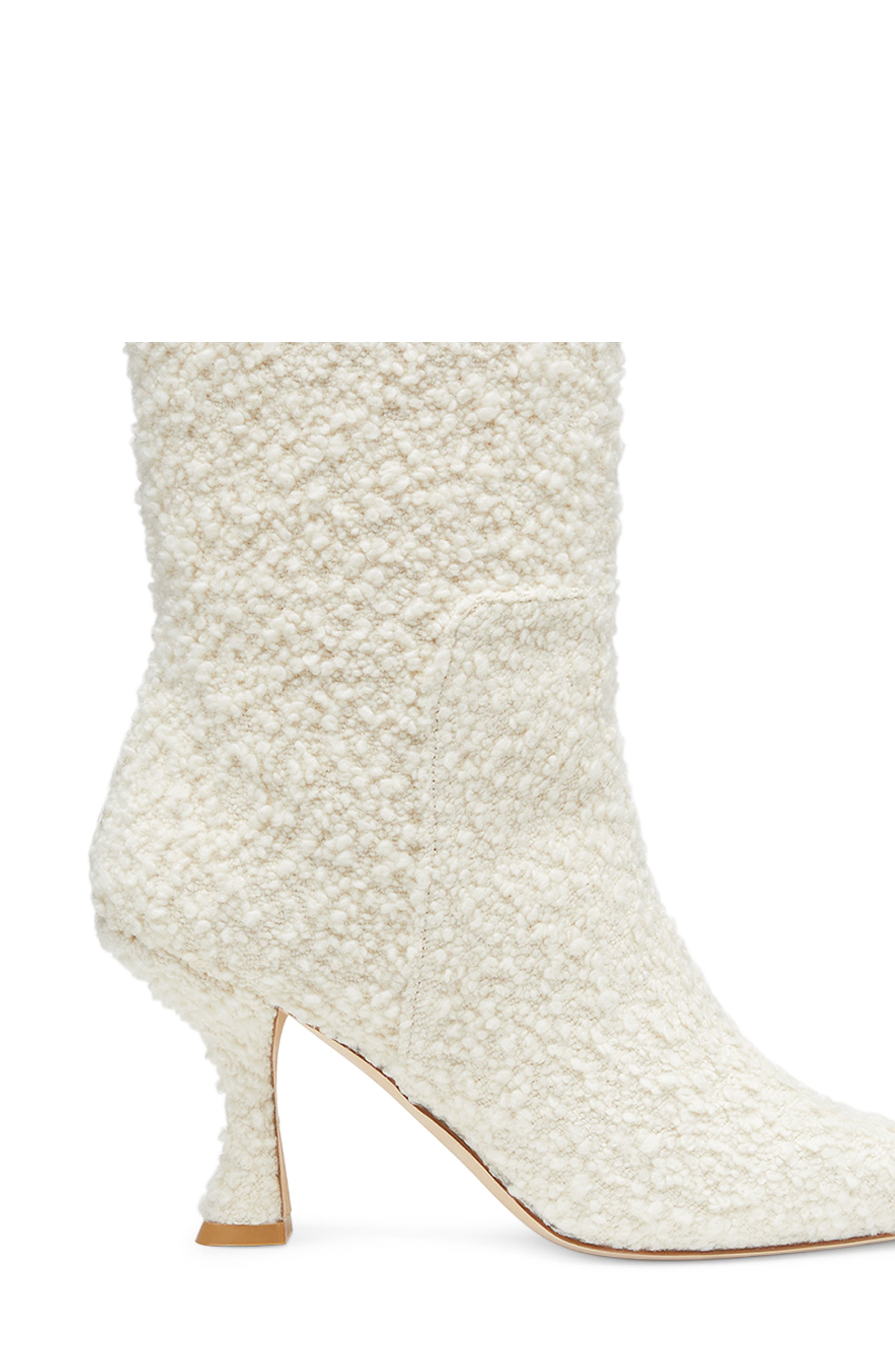 Stuart Weitzman Xcurve 85 Bouclé Slouch Boot, Alternate, color, 