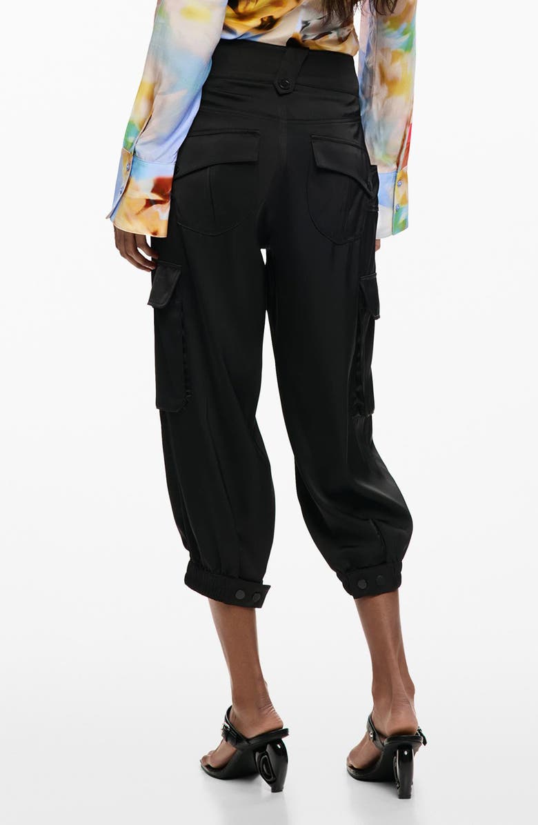 Desigual Crop Cargo Pants, Alternate, color, 