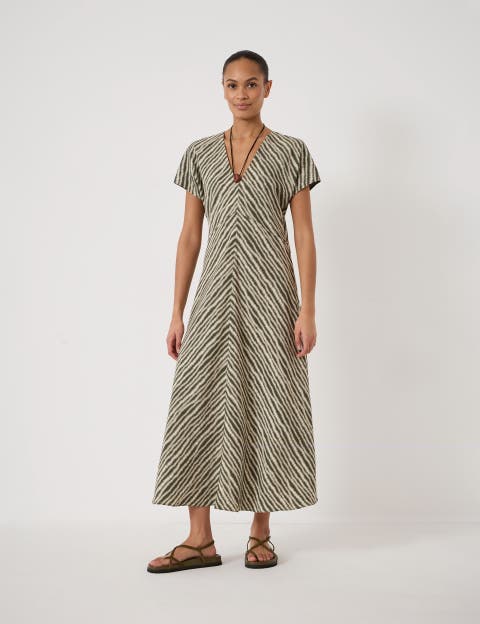 Grace Air Flow V-Neck Midi Dress