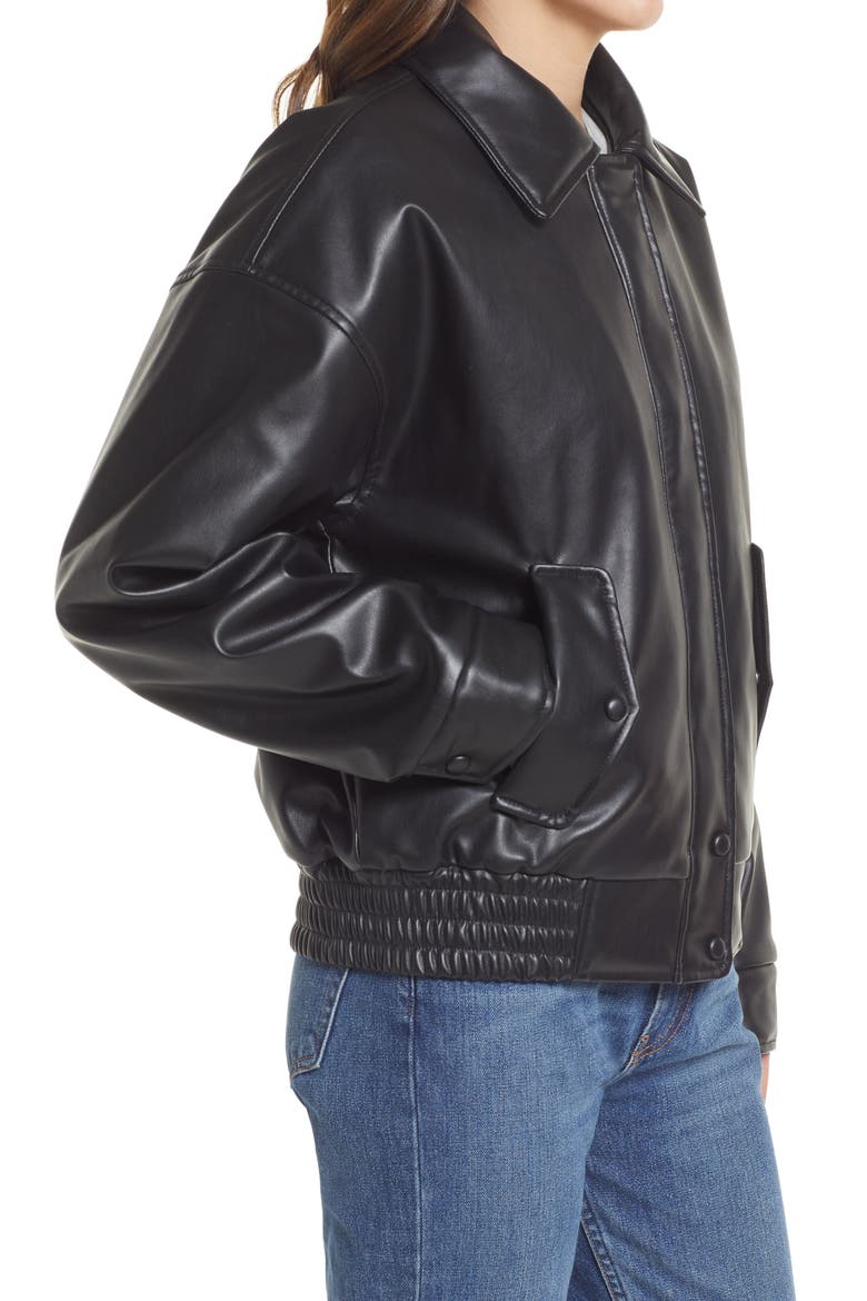 Levi's® Retro Bomber Jacket, Alternate, color, BLACK