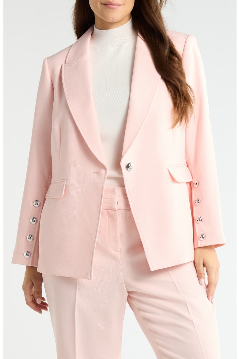 One-Button Blazer, Main, color, SLIPPER PINK