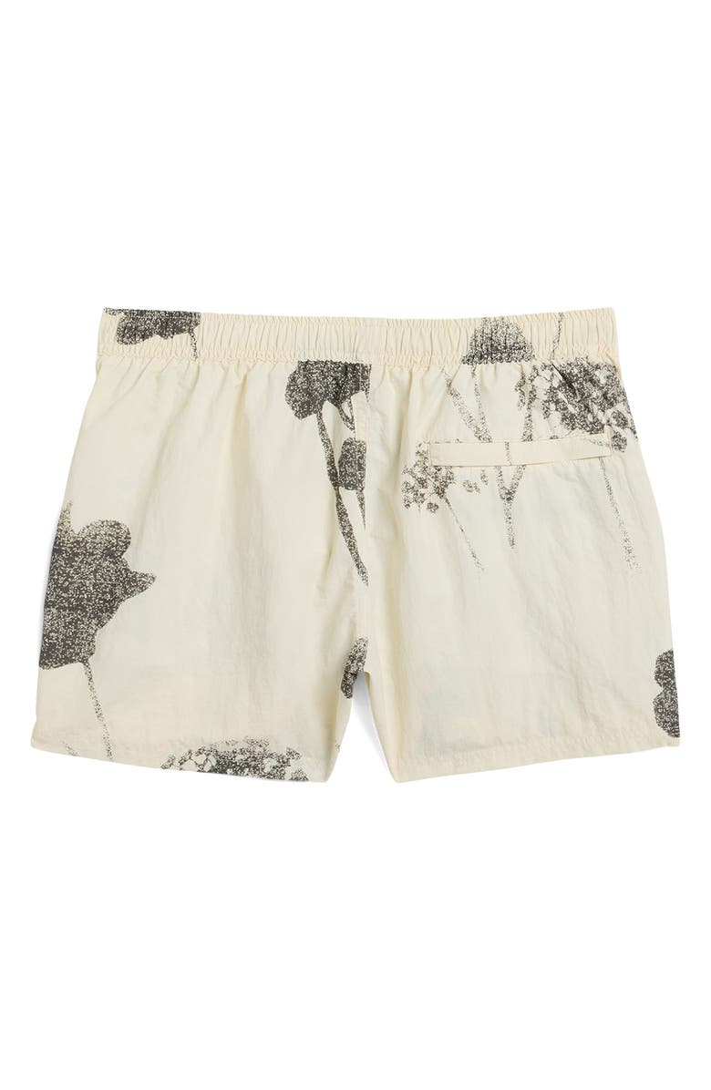 AUTO-REPLY<sup>™</sup> Print 4-Inch Nylon Swim Trunks, Alternate, color, Beach Brush/Natural