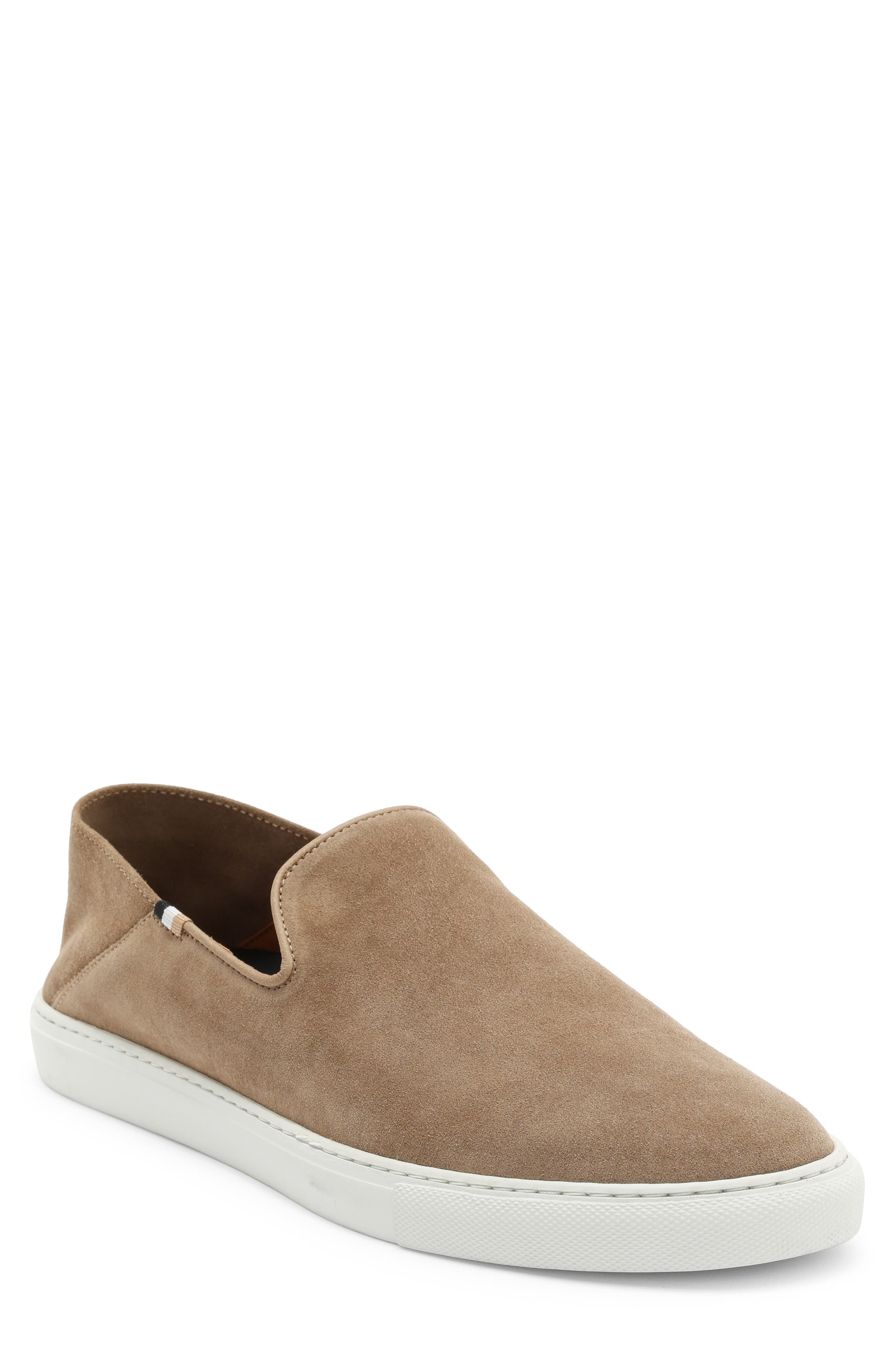 BOSS Rey Suede Slip-On Sneaker