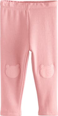 NEXT Kids' Bear Knee Patch Leggings