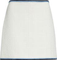 Veronica Beard Ohemia Cotton Blend Miniskirt