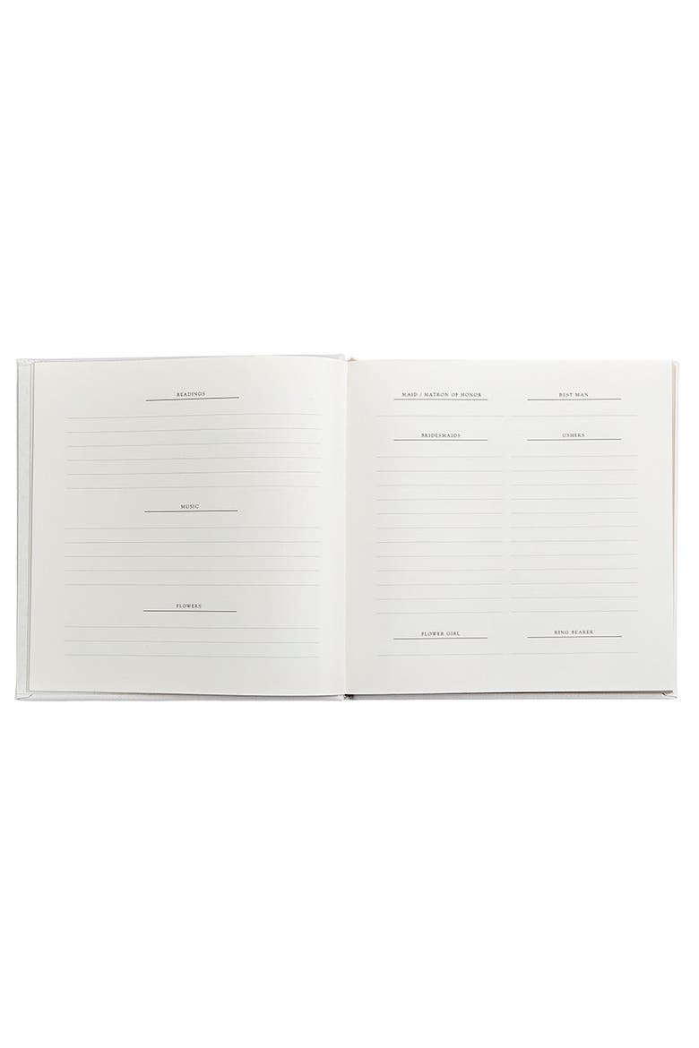 Wedding Journal, Alternate, color, WHITE