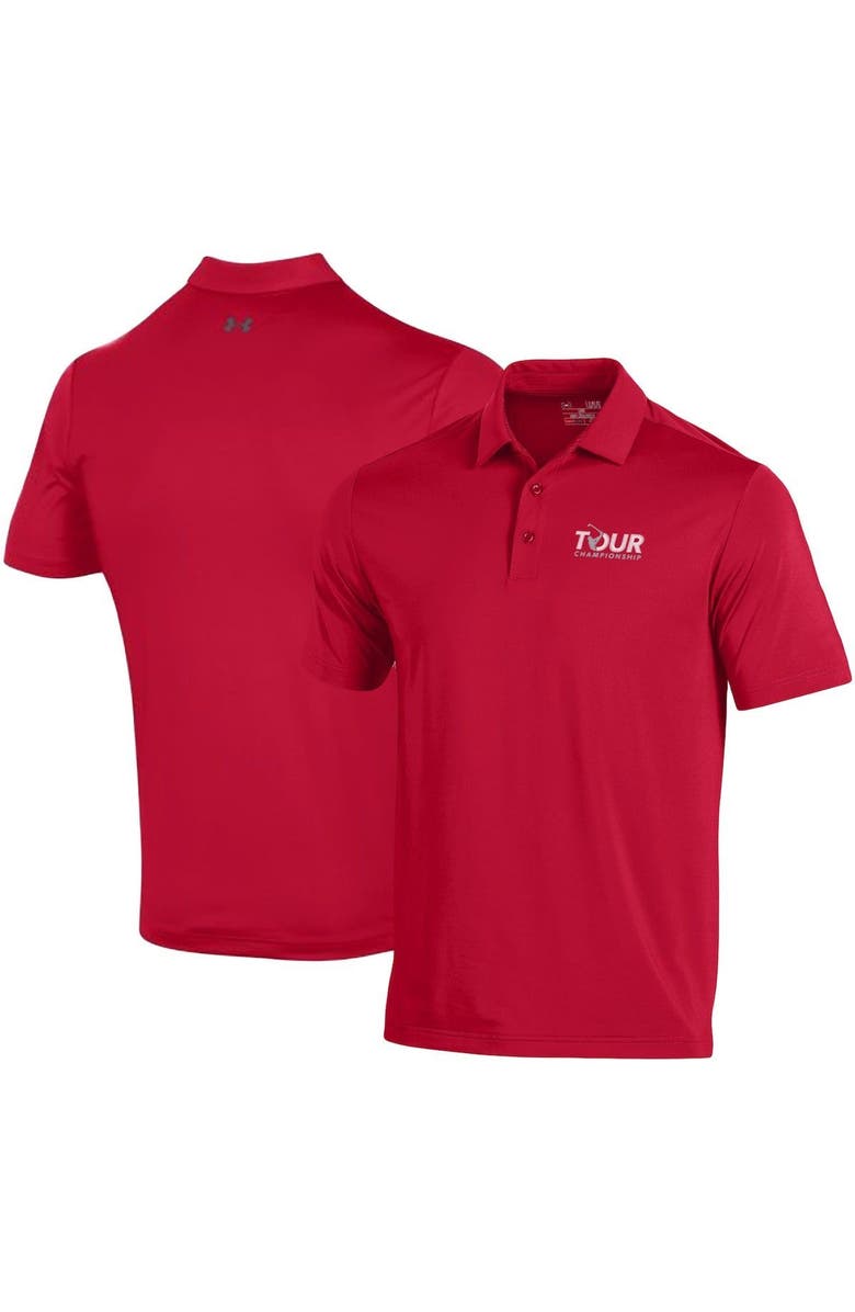 Under Armour Men's Under Armour Red TOUR Championship T2 Polo, Alternate, color, Red