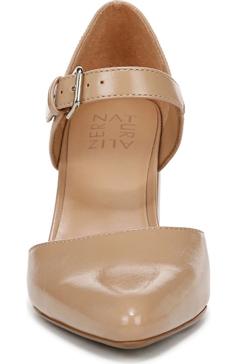 Naturalizer Pixie Mary Jane Pump, Alternate, color, Taupe Faux Leather