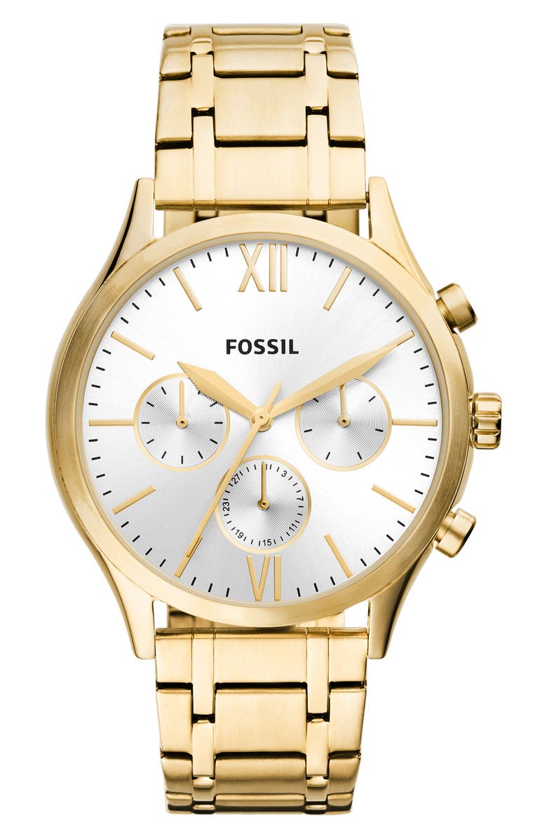 Fossil Fenmore Bracelet Watch, 44mm, Main, color, 