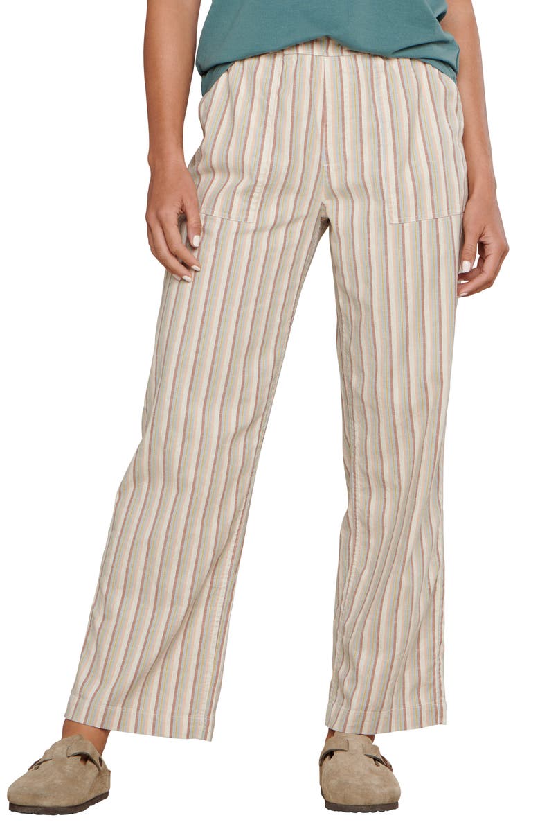 Toad&Co Taj Wide Leg Hemp Blend Pull-On Pants, Main, color,