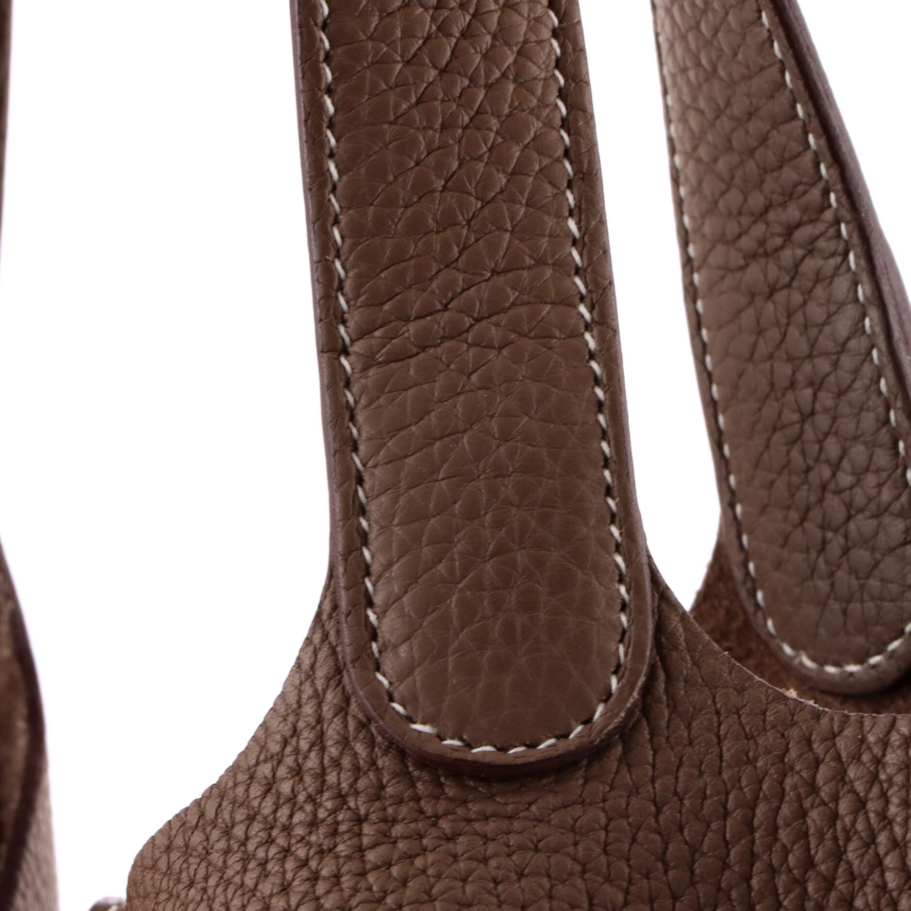 Pre-Owned Hermes Picotin Lock Bag Clemence MM, Alternate, color, Etoupe