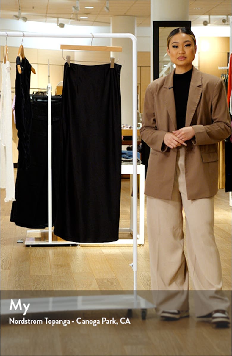 Satin Slip Skirt, sales video thumbnail