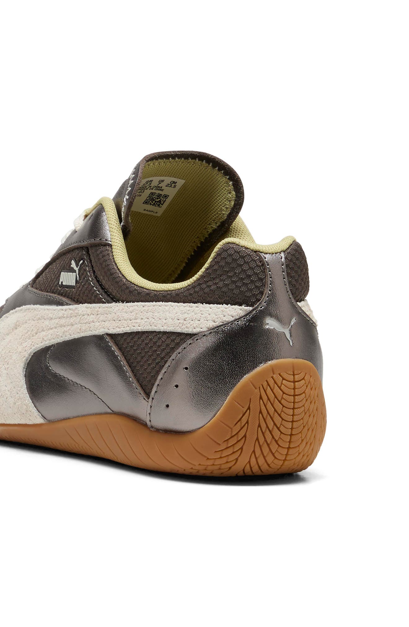 Speedcat Lou Metallic Sneaker, Alternate, color, MATTE BRONZE/ GUM